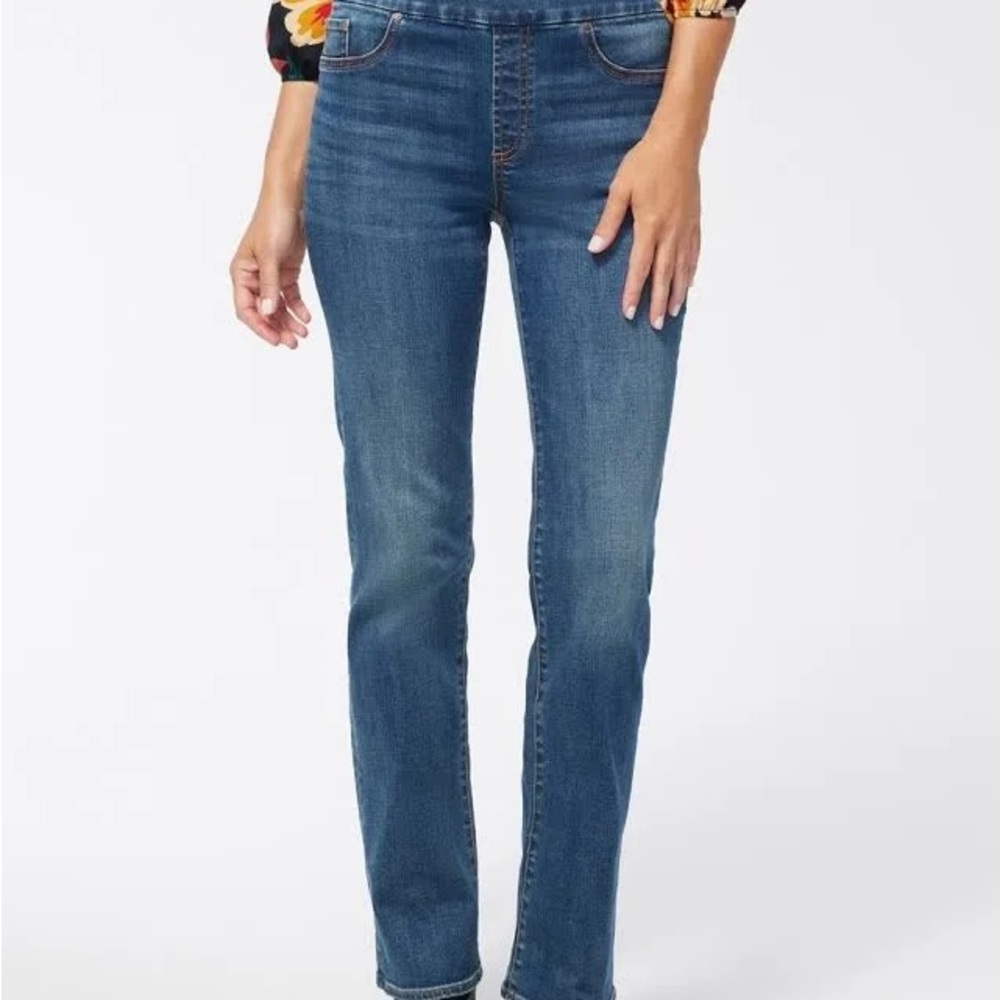 Chico Pull-On Ankle Jeggings. Size 1 (8M) reg length. Color “inverness indigo”.